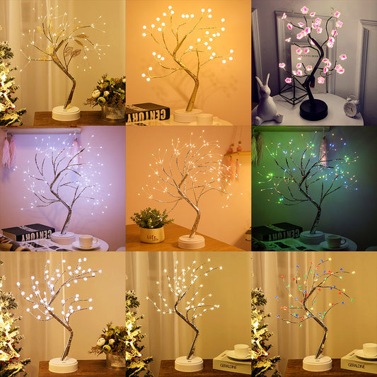 Factory Spot Amazon Christmas Tree Lights Led Tree Lights Interior Decoration Lights Birthday Gift Desktop Led Night Light